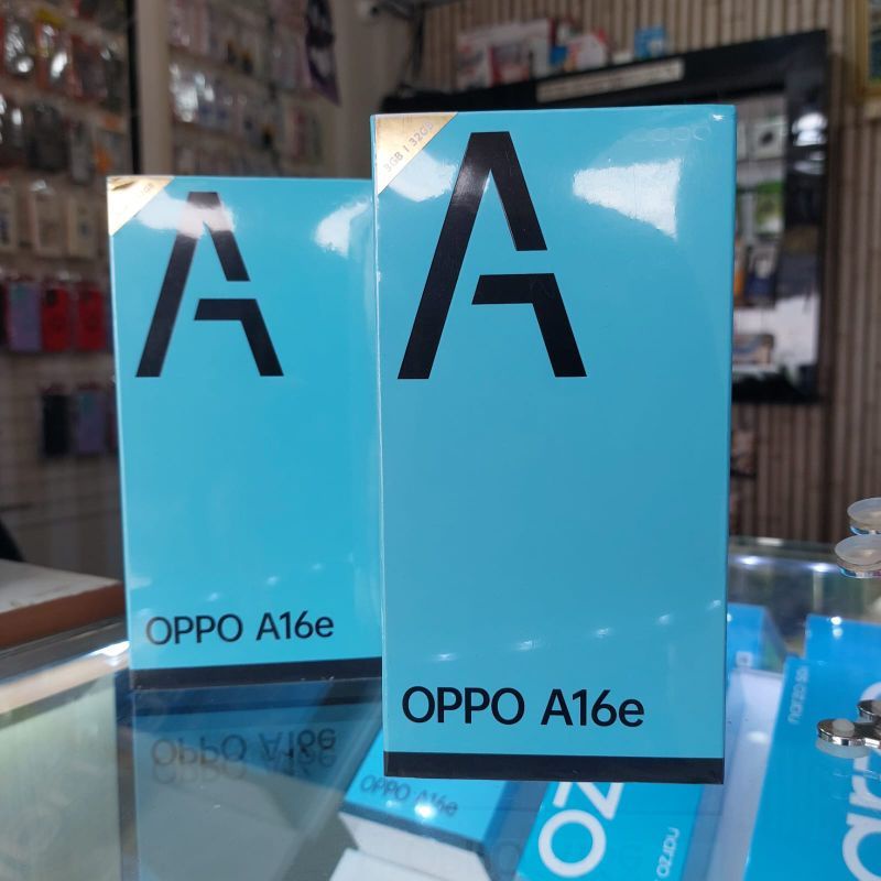 NEW/BARU OPPO A16E RAM 4 ROM 128 4/128 GB ORIGINAL GARANSI RESMI 3 TAHUN 2/16 2/32 3/32 3/64 4/64 4/