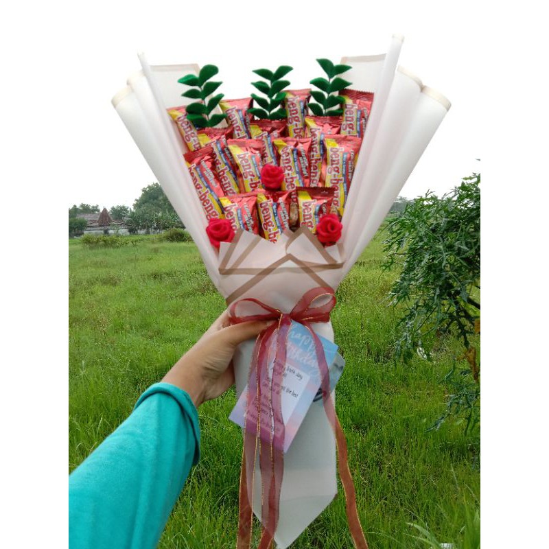 BUKET SNACK/KOPI/BUNGA/HIJAB