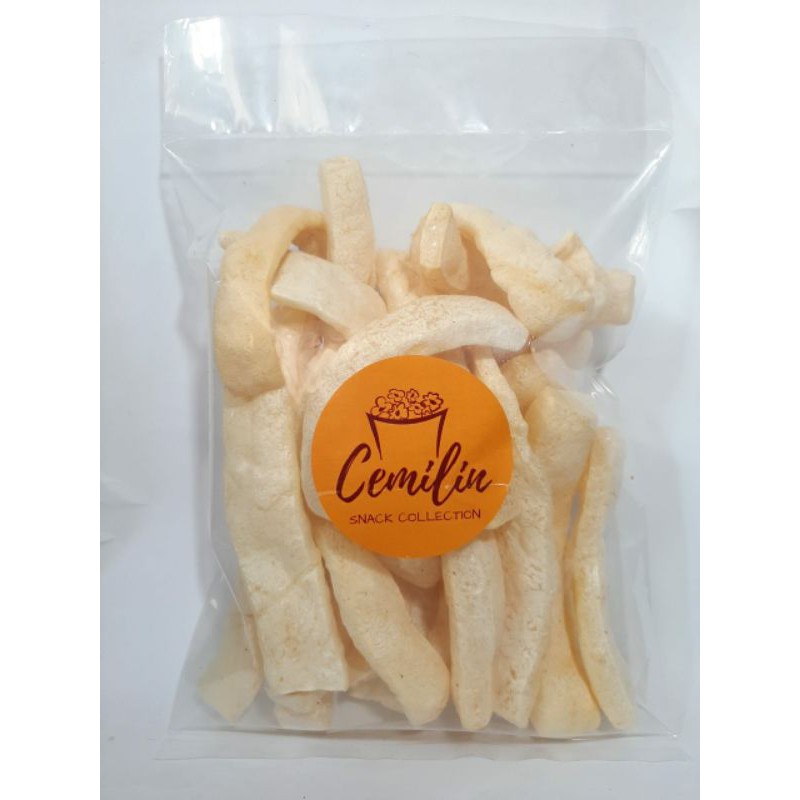 

CEMILAN-KRUPUK RAMBAK STIK KULIT SAPI SUPERRR- 100Gr krupuk