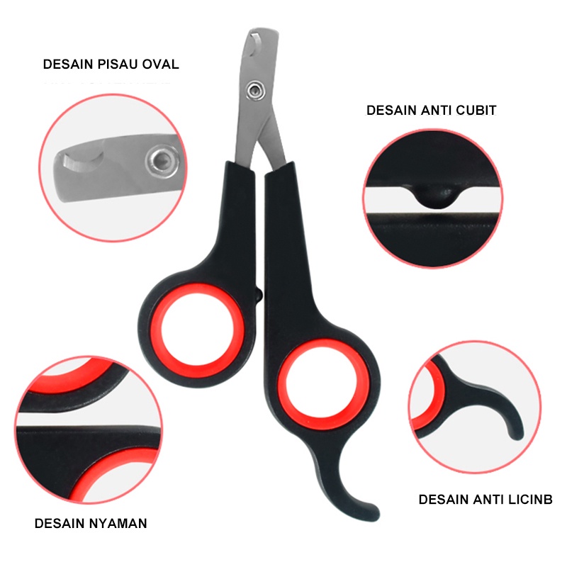 Potong Kuku Kucing Anjing /Gunting Kuku Kucing / Pet Nail Clipper Alat Kuku Hewan Pemotong