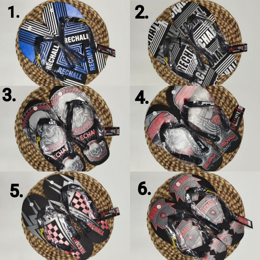 Sandal Jepit Distro RECHALL Pria