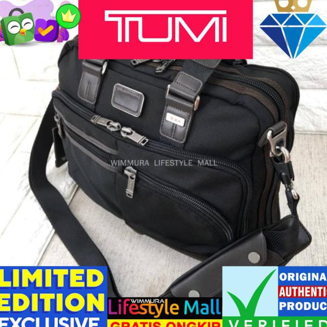 Tas Tumi Pria Original Wanita Tmersen Commuter Brief Bag W3L Diansaritu