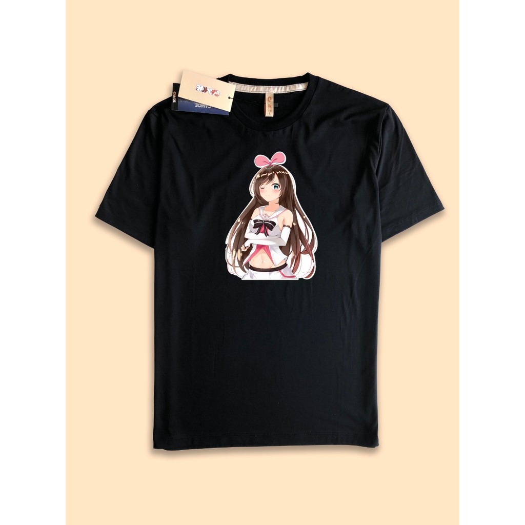 Kaos Baju Tshirt desain kizuna AI channel virtual youtuber