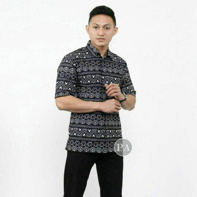 Baju Batik Pria Gus Azmi Syubbanul Muslimin Batik Katun Halus Hadroh Azzahir Hilwa Ala Santri Modern