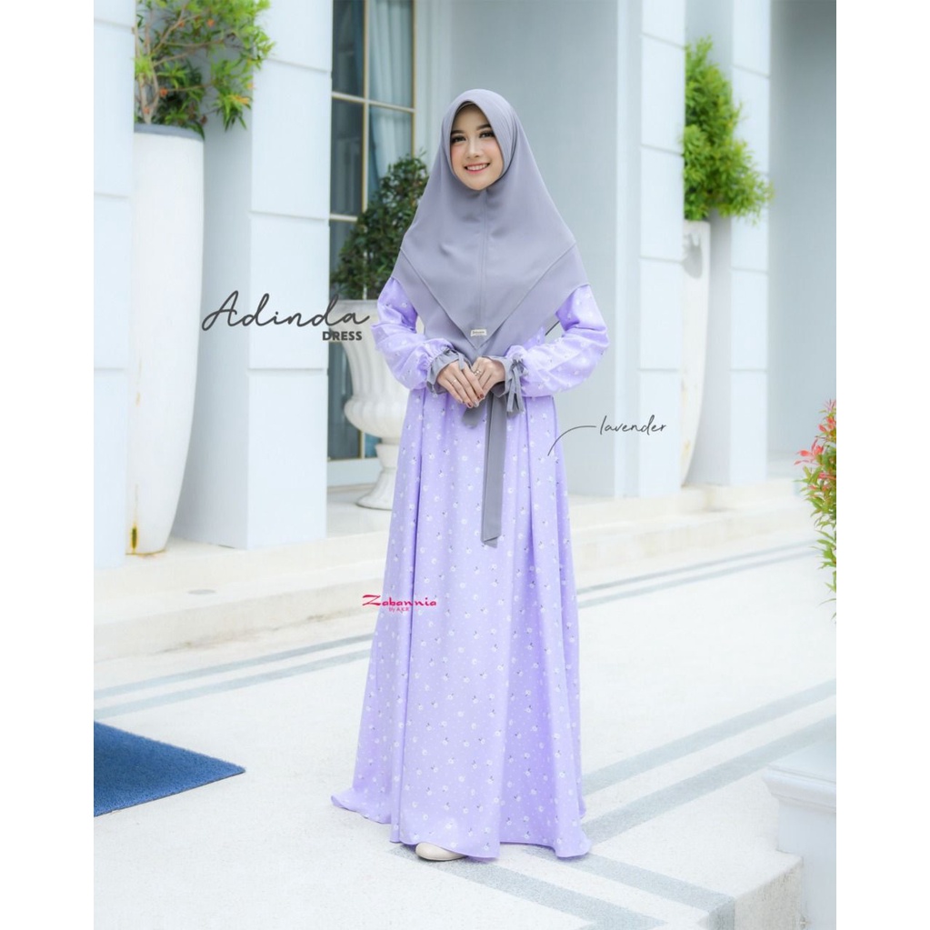 GAMIS ADINDA ZABBANIA SET KHIMAR SET HIJAB - ZABANIA SET HIJAB