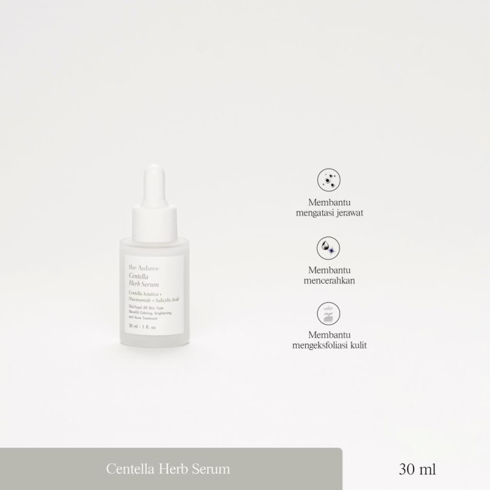 WAJAH-SERUM- AUBREE CENTELLA HERB SERUM 30ML -SERUM-WAJAH.