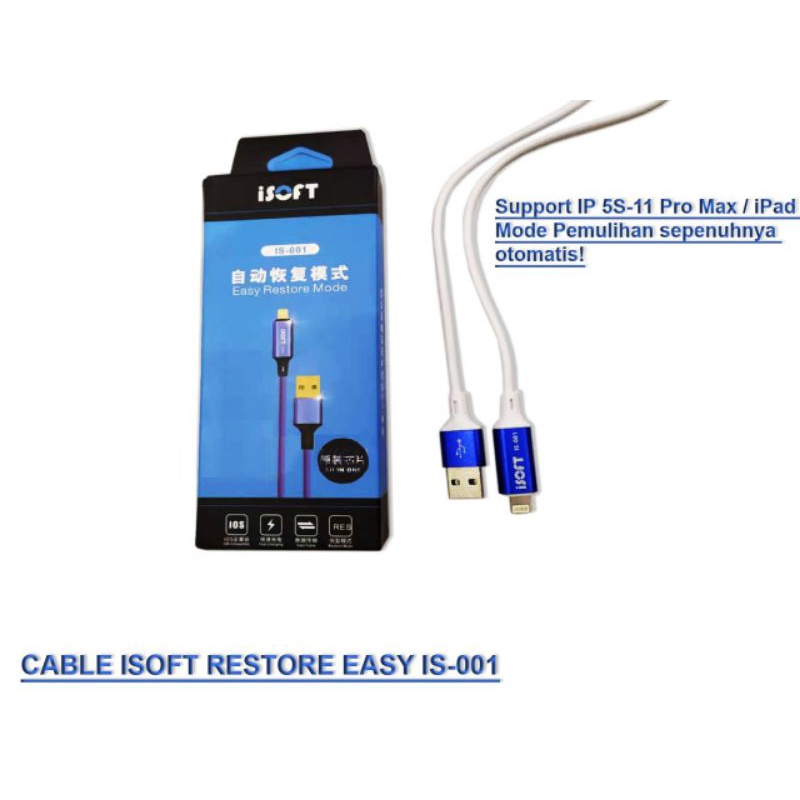 CABLE ISOFT RESTORE EASY IS-001