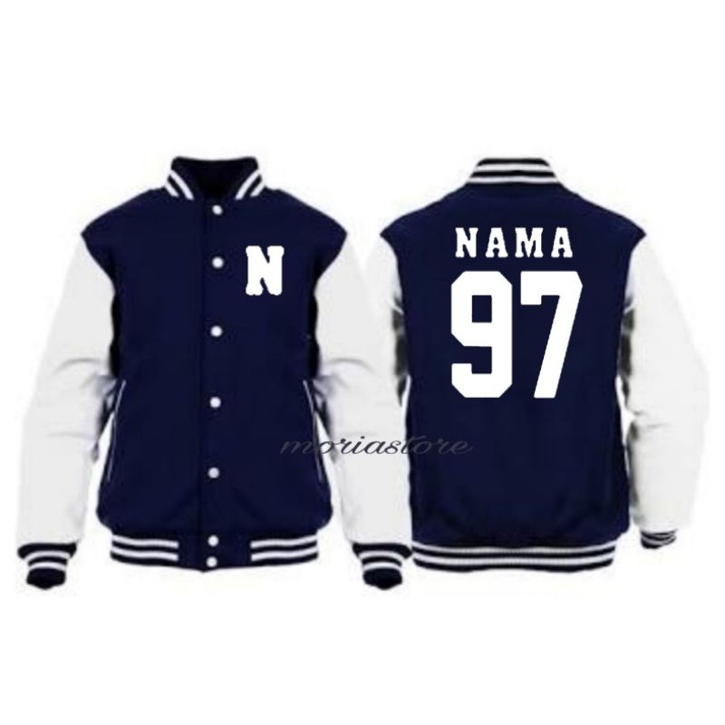 Jaket Baseball Custom Bordir nama inisial Gambar Jaket Baseball Custom Bordir nama inisial Gambar