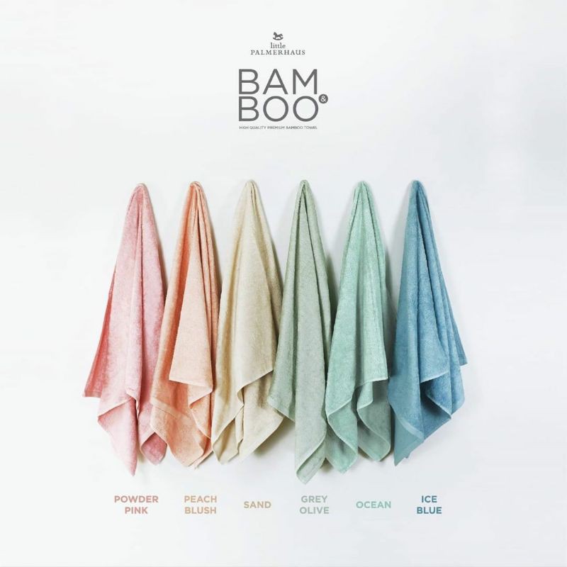 Little Palmerhaus Bamboo Towel 60x120cm Premium Handuk Mandi