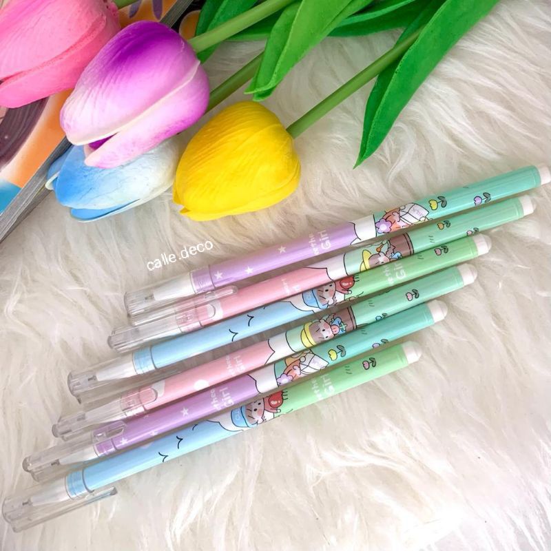 

PULPEN Cute Girl / Bolpoin/ Gel Pen Karakter Imut (Tinta Hitam)