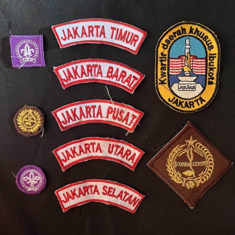 Bet Badge Bordir Atribut Pramuka Paket Jakarta Pusat Barat Timur Selatan Utara