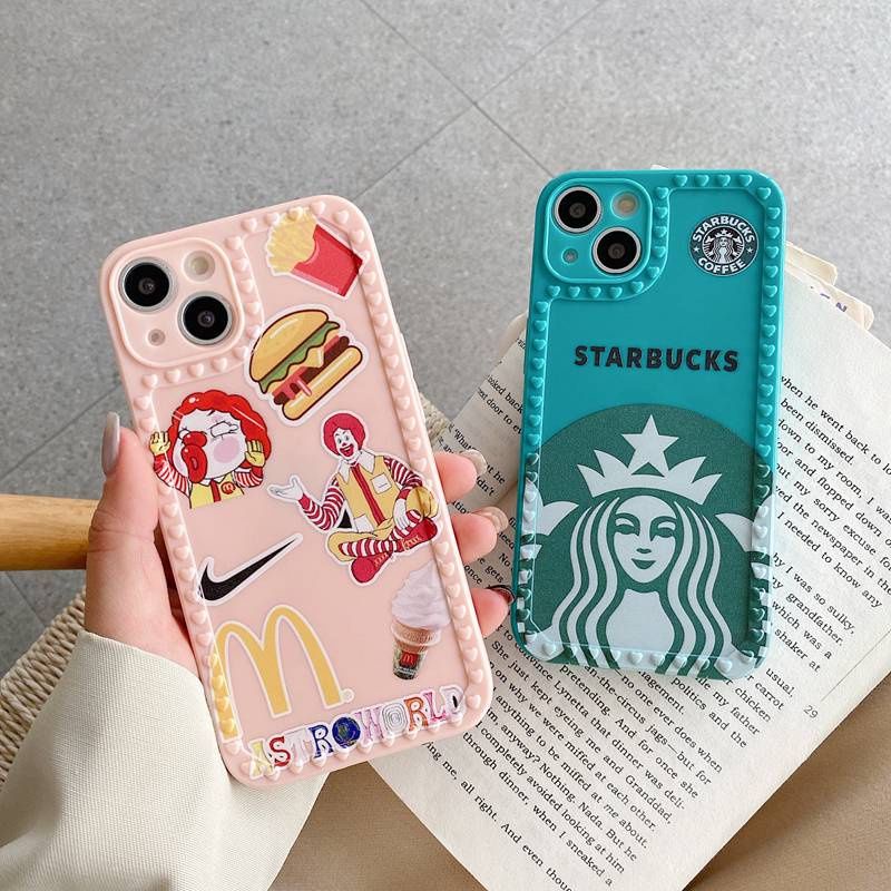 PRE ODER McDonald's & Starbucks Soft Case iP iPhone 11 12 13 Mini Pro Max 6 6S 7 8 + Plus X XR SE 20
