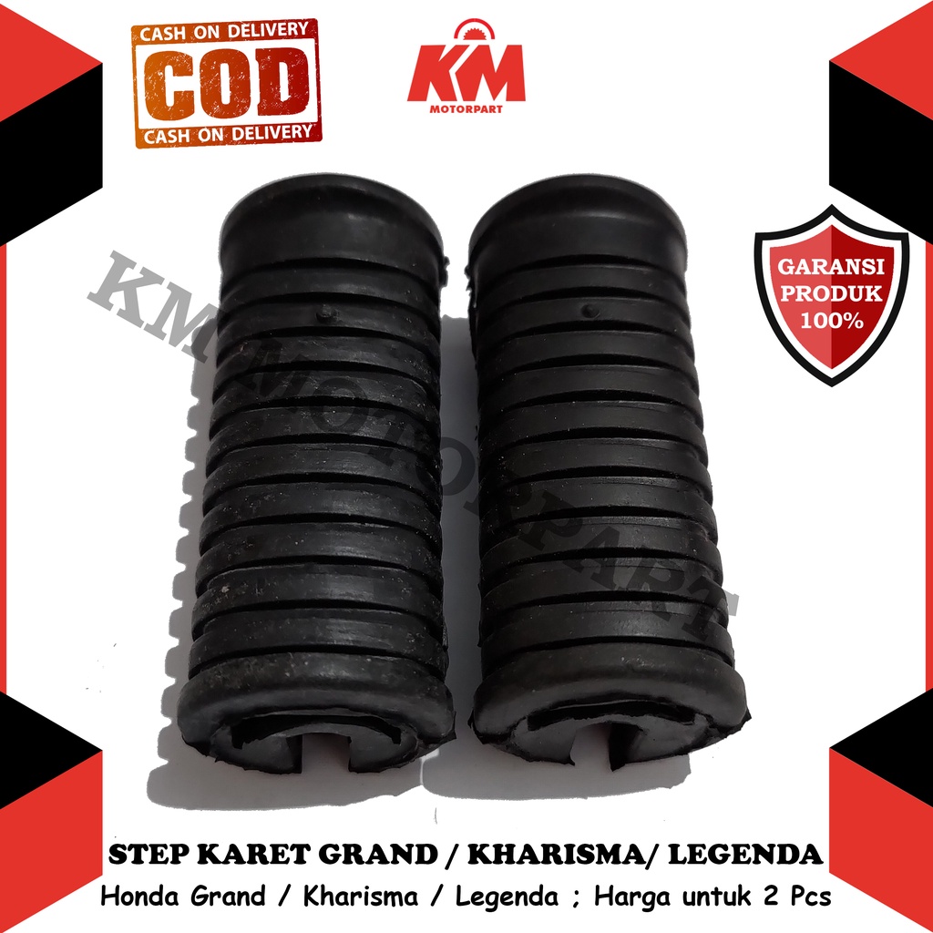 Footstep Depan Honda Grand Legenda Kharisma Karisma Step Karet Barstep Variasi 2 Pcs