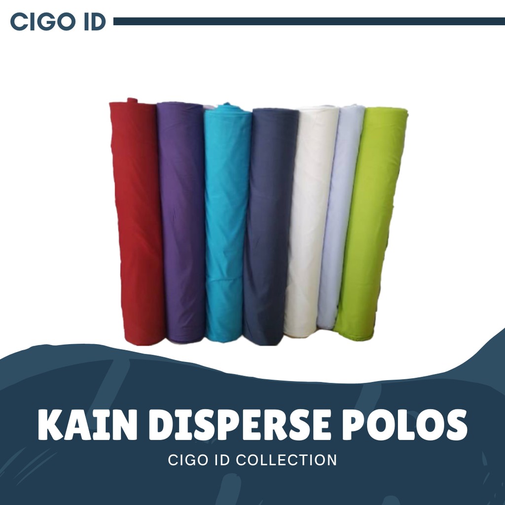 KAIN KATUN DISPERSE MIKROTEX SPREI POLOS 100GSM  LEBAR 240 HARGA SETENGAH METER