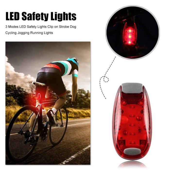 Lampu Sepeda LED MTB Lipat Gunung Lampu Belakang Sepeda LED Lampu Olahraga Lari Night Lamp