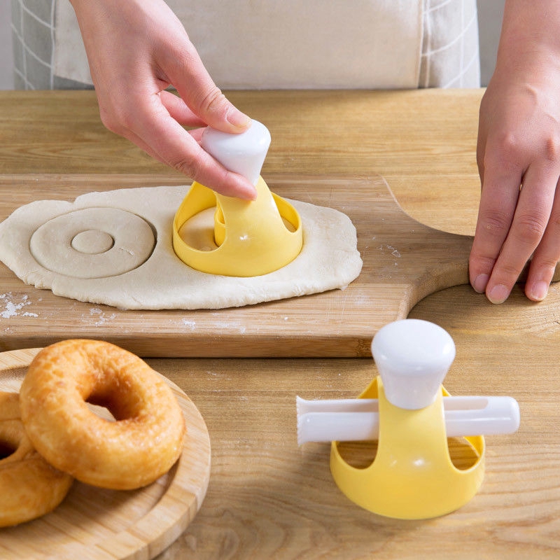 Doughnut Cetakan Pembuat Donat / Roti / Dessert Bentuk Bulat Dengan Celup Untuk Dapur