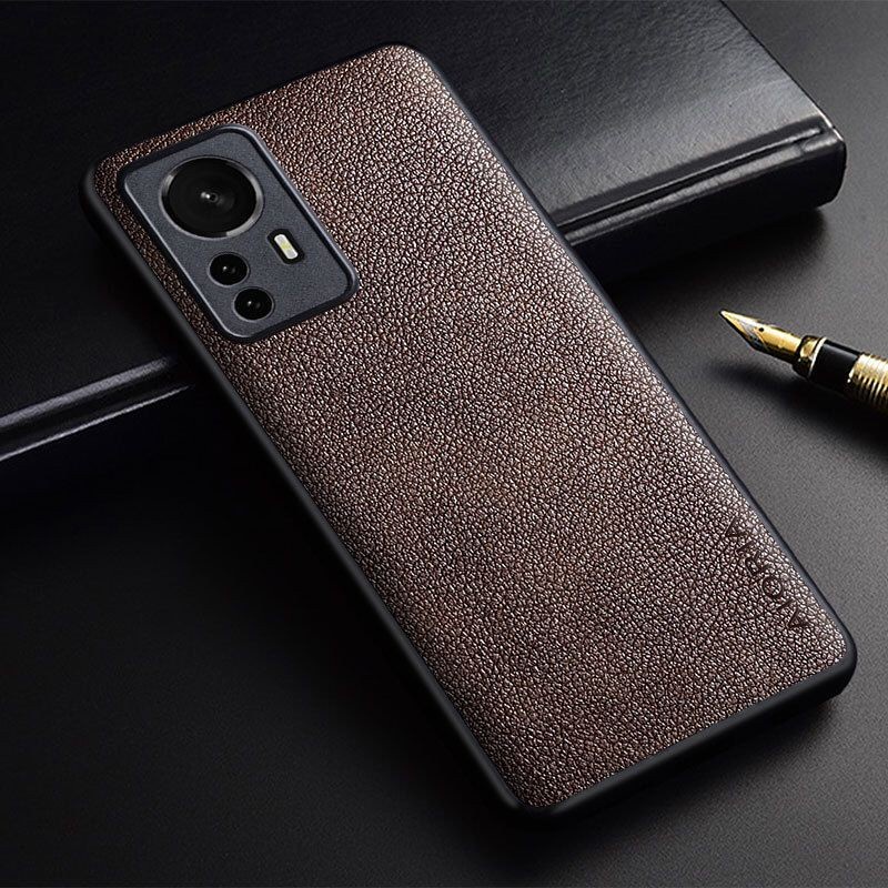 XIAOMI 12 / XIAOMI 12 LITE / XIAOMI 12 PRO COVER CASE PREMIUM LEATHER CASE AIORIA LEATHER SILICONE SOSTCASE - XIAOMI 12PRO BLACK