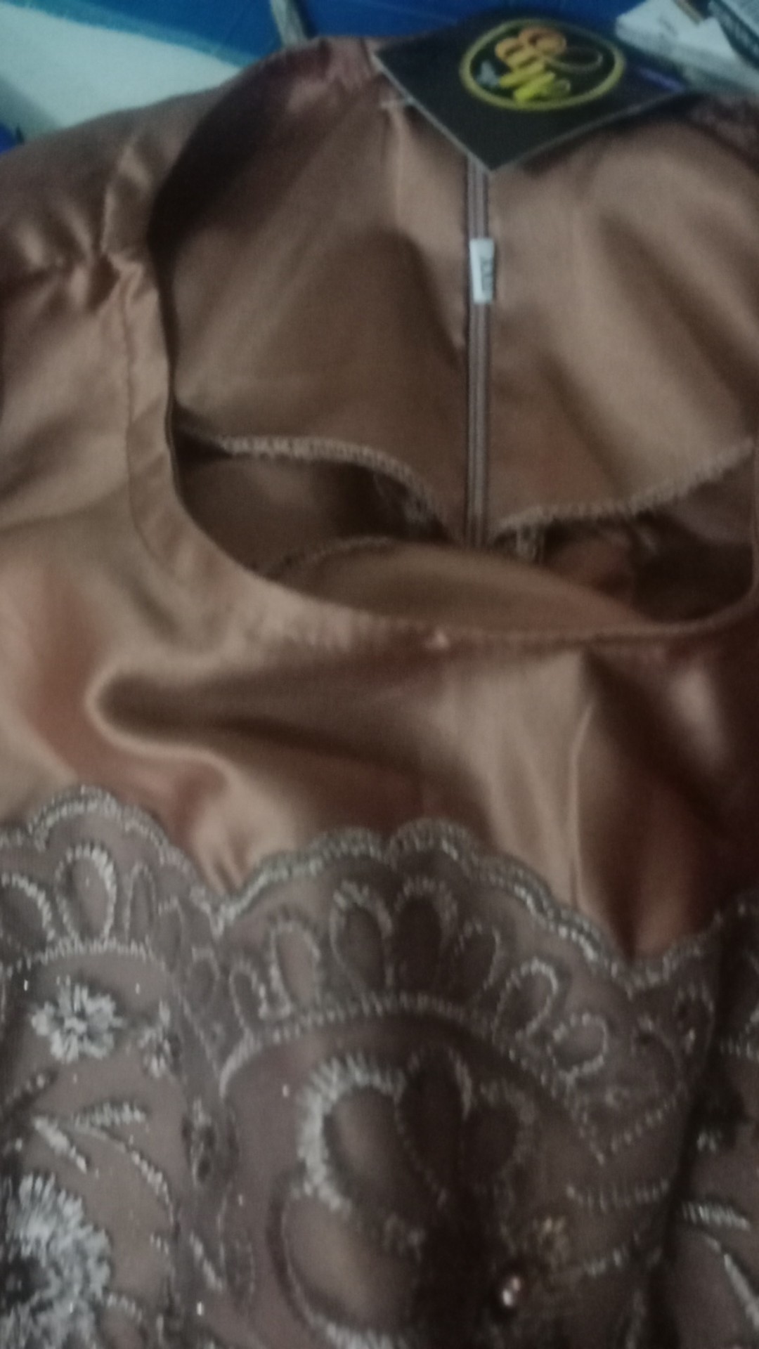 Gamis Brukat Syari Aura Gown ( Ada Jumbo ) / Sahita Maxy Batik Keluarga Termurah Batik Pesta