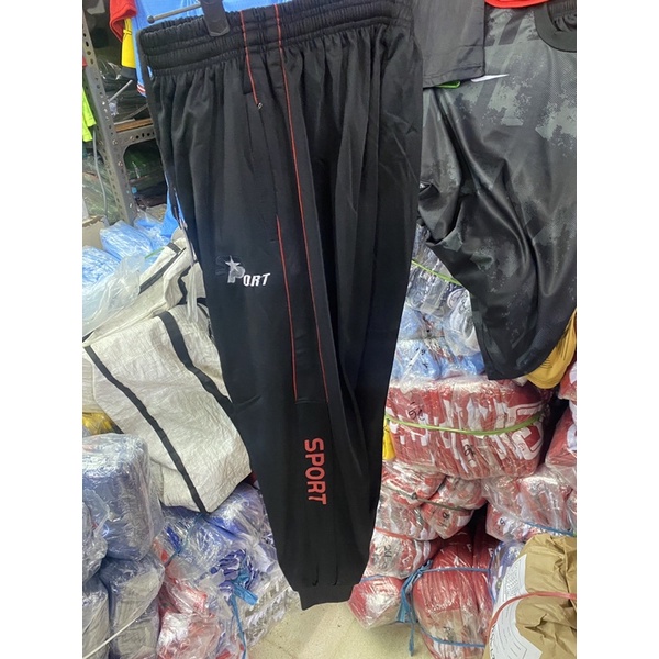 CELANA TRAINING JOGGER HITAM IMPORT GO PRIA WANITA