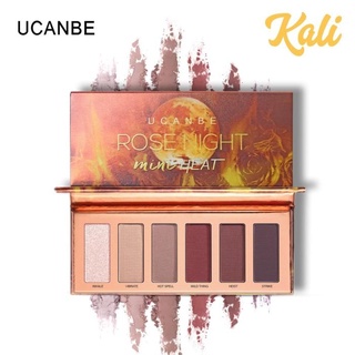 Image of thu nhỏ Ucanbe Rose Night Mini Heat 6 Color Matte Warm Eyeshadow Palette #0