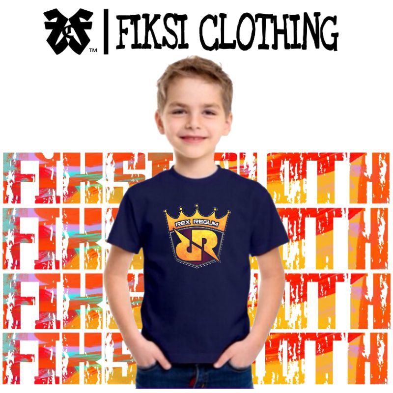 Tshirt Baju Kaos Anak RRQ Esports Logo - Fiksi Clothing