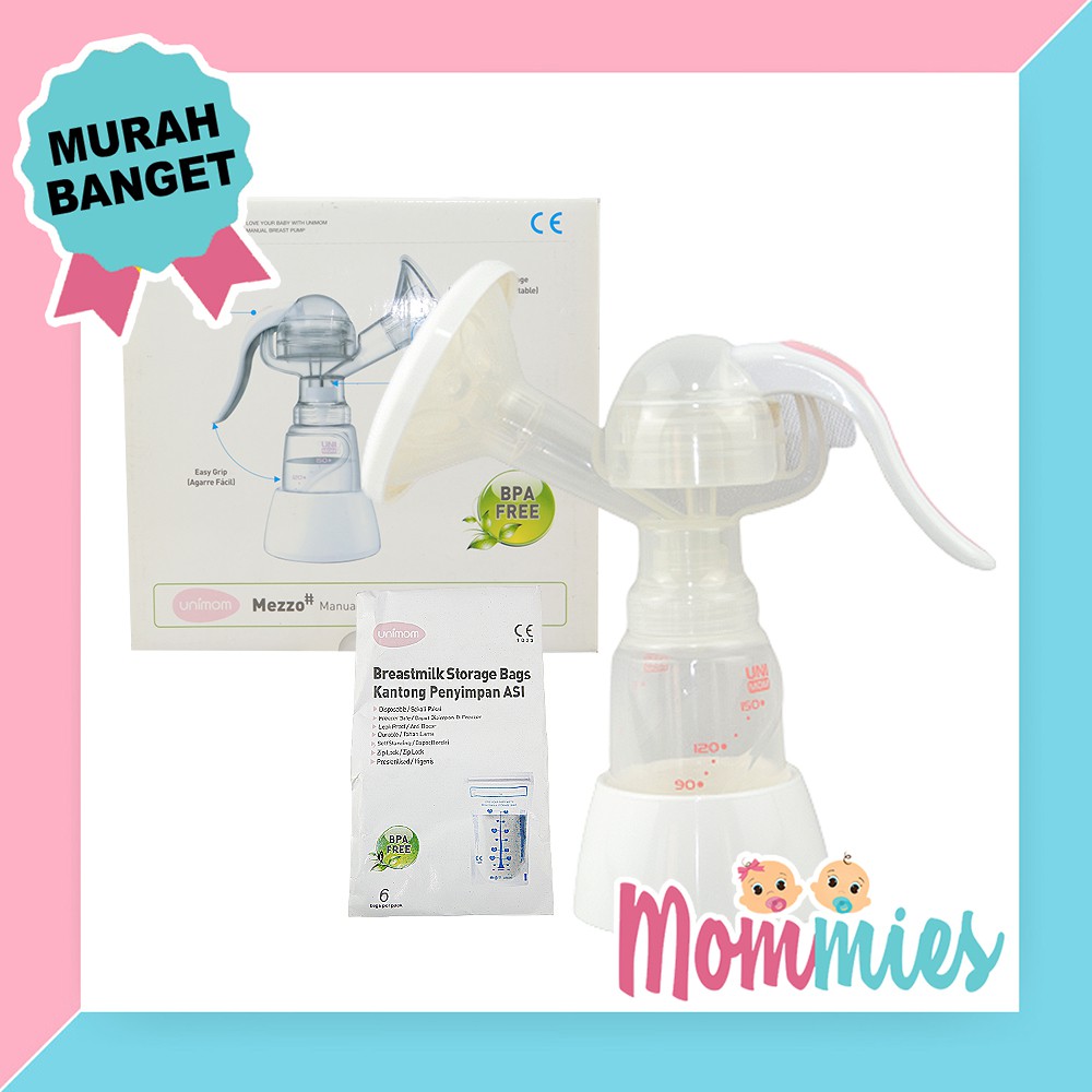 BREAST PUMP Pompa Asi Bayi Manual UNIMOM MANUAL MEZZO