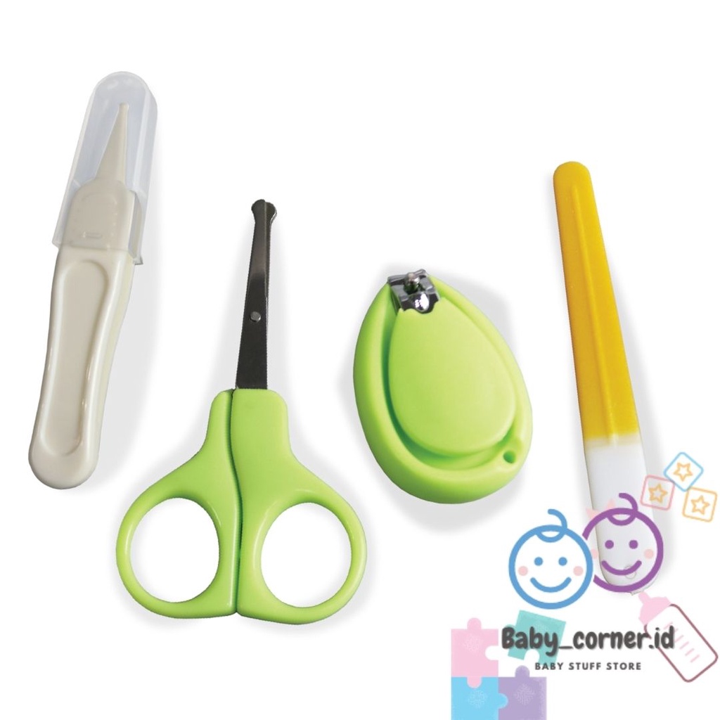 baby manicure set 4in1 | gunting kuku bayi isi 4 | baby care set