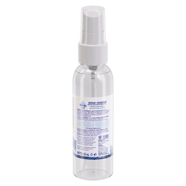 Sahaja Spray Higienis Untuk Sajadah &amp; Mukena 50 ml Twinpack