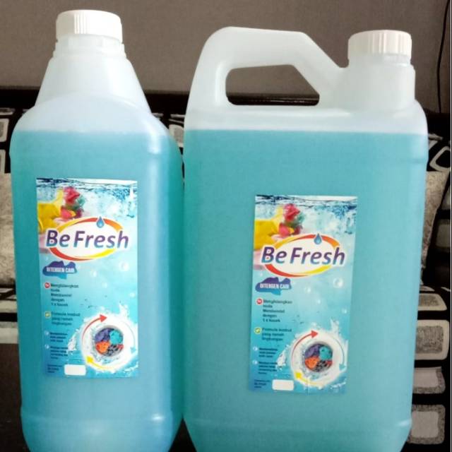 DETERGEN CAIR  LAUNDRY PREMIUM ANTI APEK BE FRESH 5 LITER 