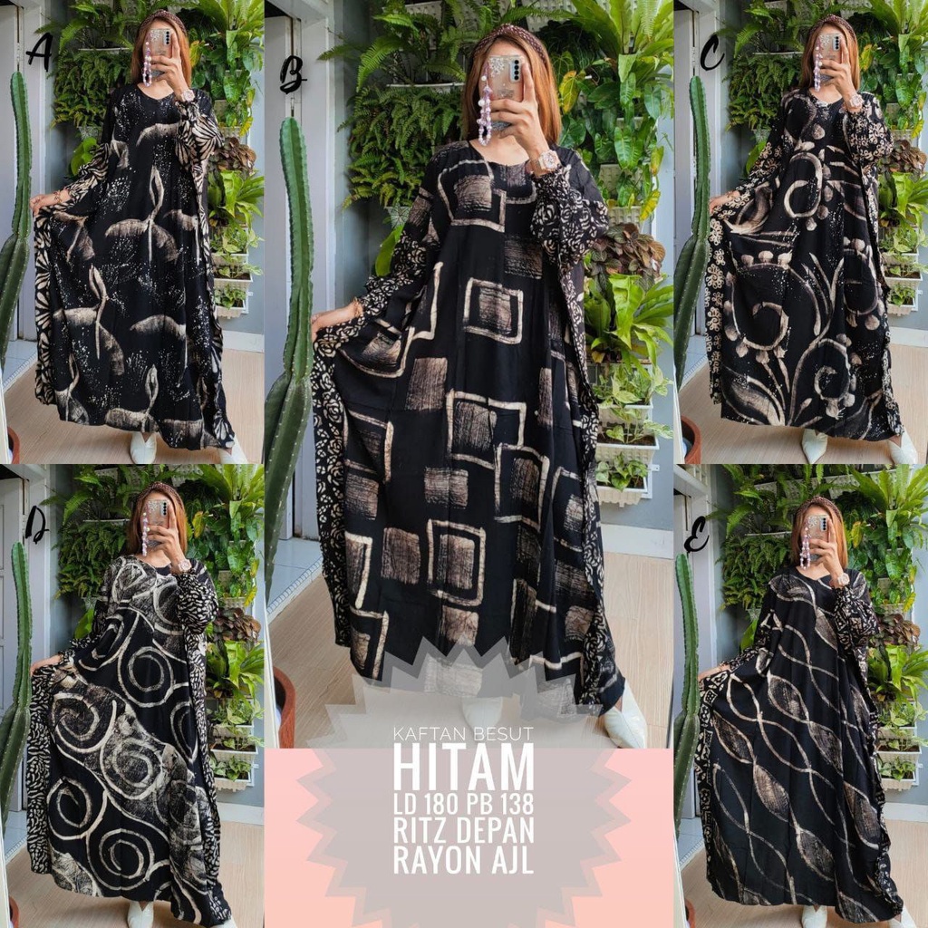 Kaftan - Kaftan Hitam Besut - Kaftan Terbaru - Kaftan Cap - Kaftan Batik - Kaftan Fashion - Kaftan S