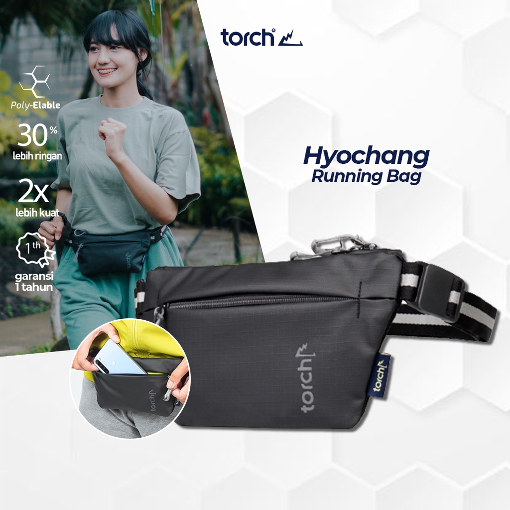 Torch Depok Tas Pinggang Waistbag Running Belt Hyochang