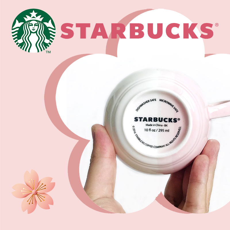 Starbucks Gift Cangkir Keramik Starbuck Bunga Sakura