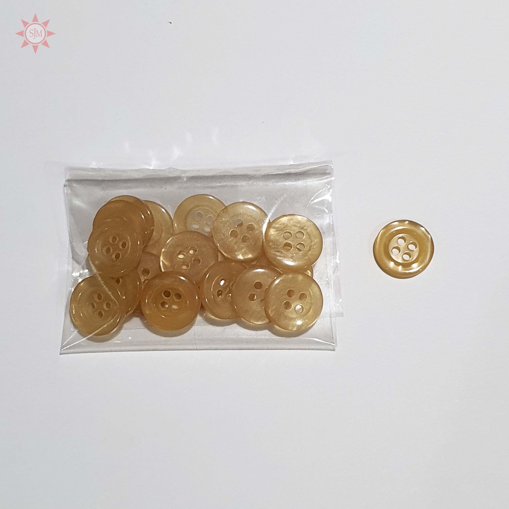 Kancing Baju Celana 4 Lubang 1,5 cm / 15 mm