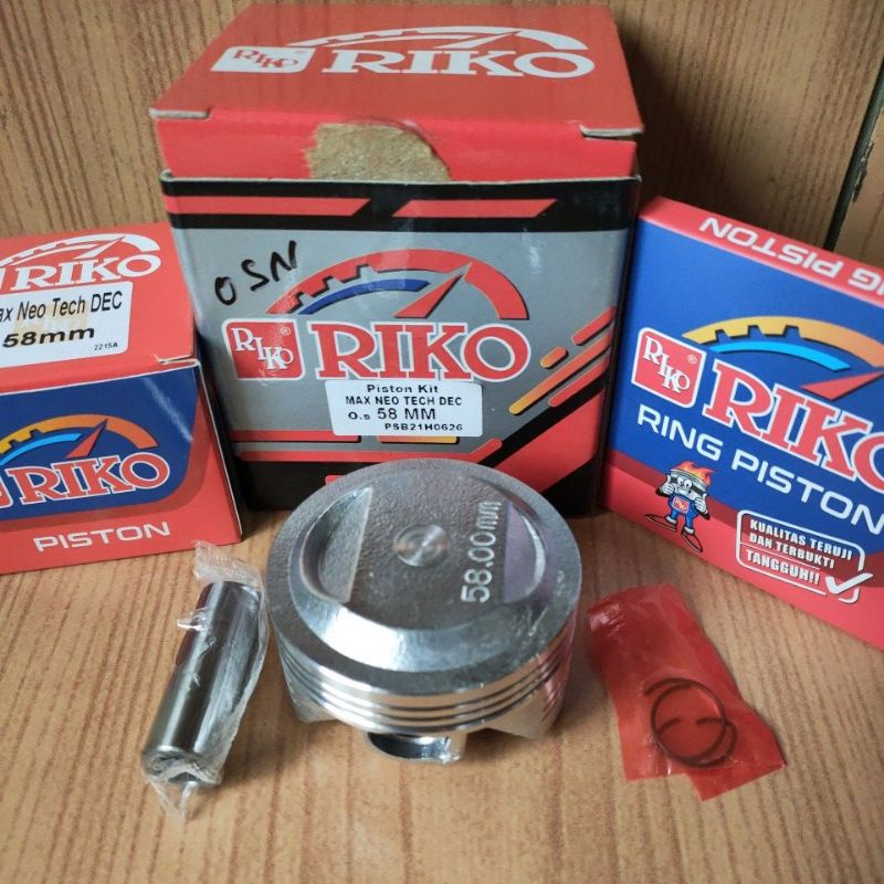 Seher/piston kit mio/nouvo,uk 57 sampai 59 pin 15,by riko vietnam-2