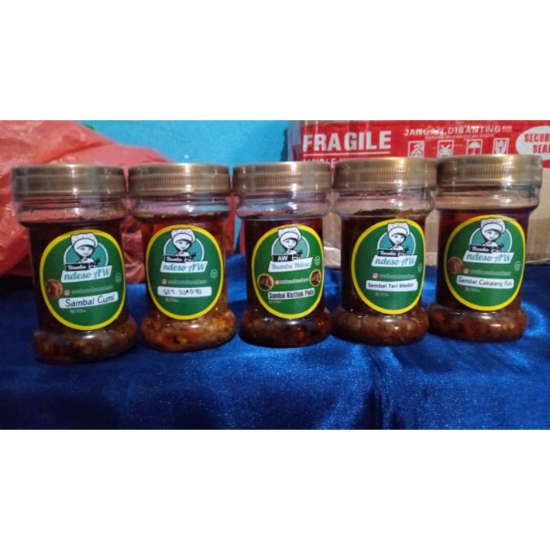 

Sambal cumi teri cakalang tongkol wagiyu