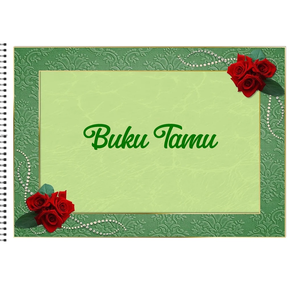 

buku tamu (design 11) non custom A4 cover laminating glosy buku tamu pernikahan sunatan ulang tahun nikah nikahan khitanan dll buku tamu elegan murah berkualitas