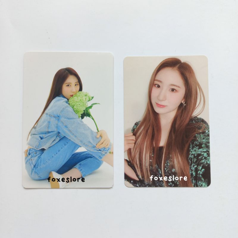 pc photocard izone lee chaeyeon violeta sapphire trading card ots