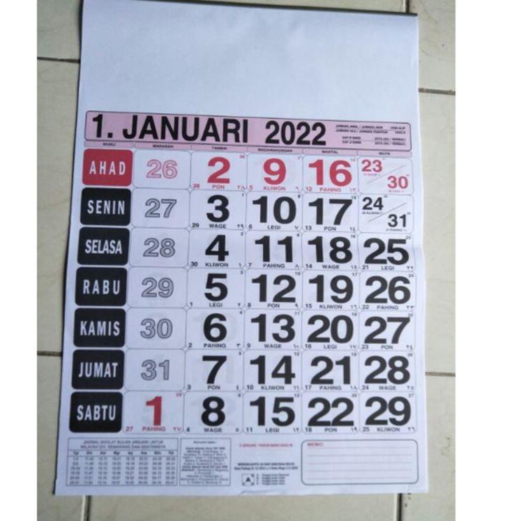 

Ready Stok❁ Kalender Dinding/Kalender Jawa/Kalender Almanak(2022) 47×30CM V75 ➘