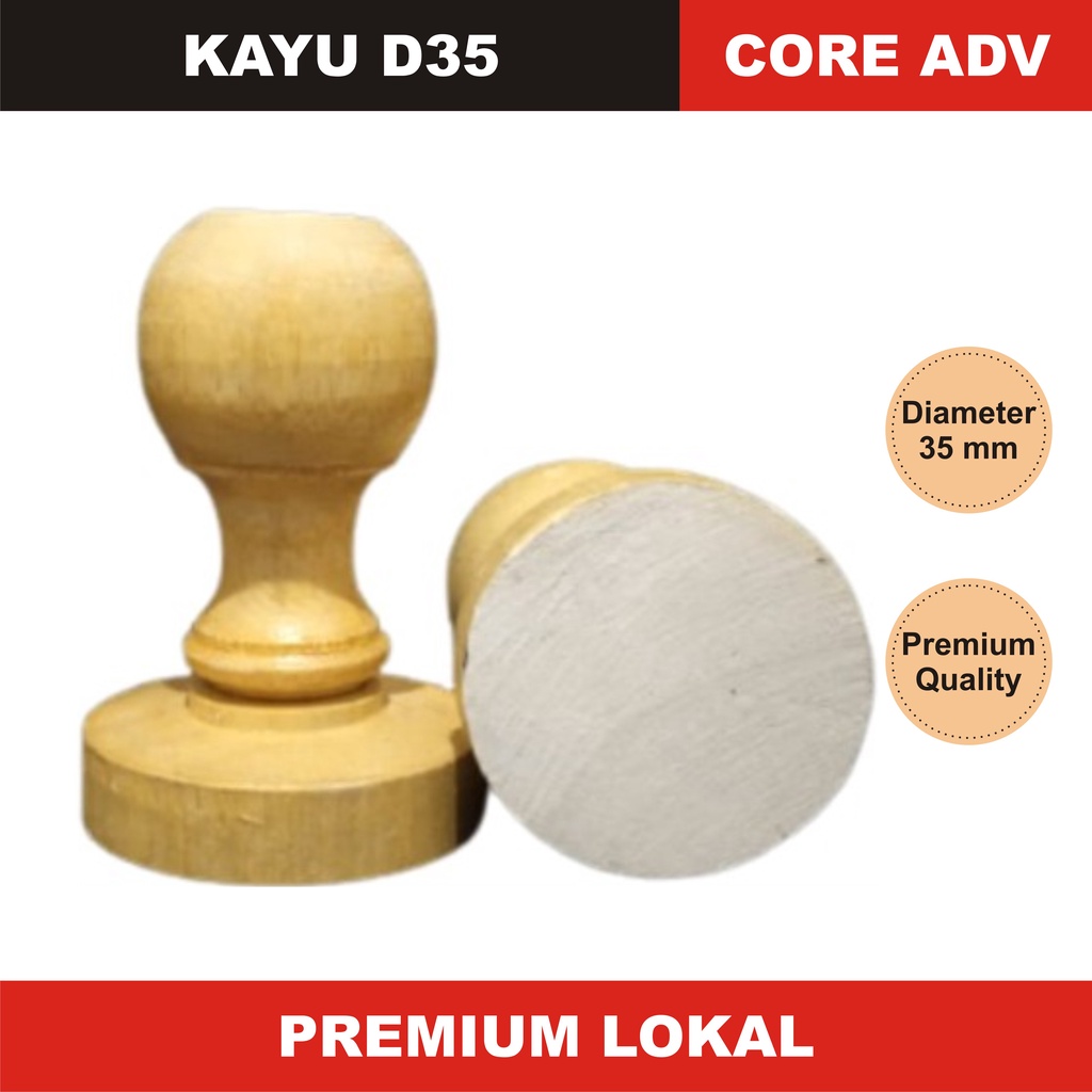 

Gagang Stempel Kayu D35