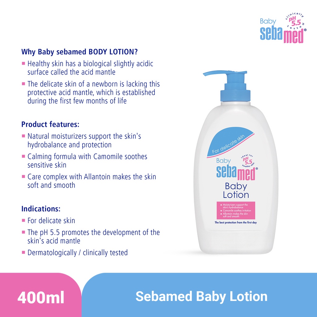 SEBAMED BABY LOTION 400ML