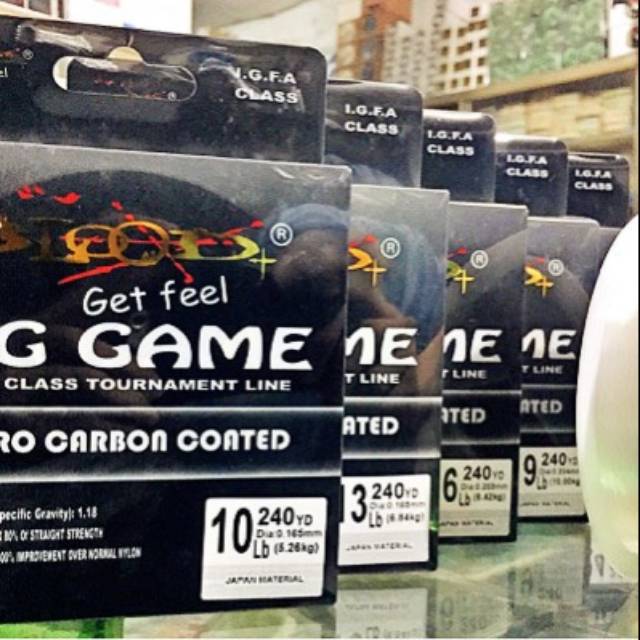 Senar flouro carbon Blood Big Game 0.16,0.18,0.20,0.23,0.26, 0.28,0.30, 0.33, 0.37 dan 0.40