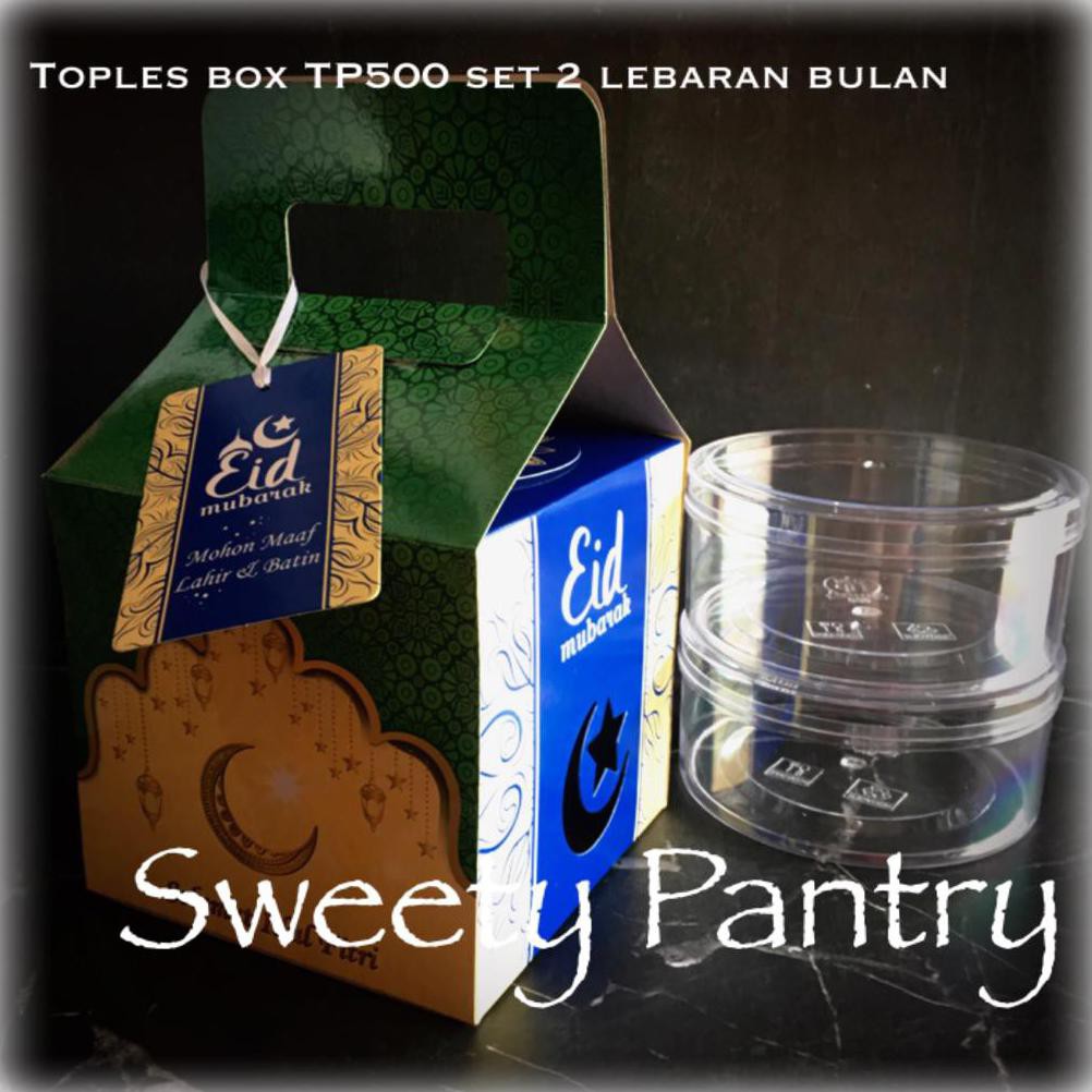 

Dus Kue / Box Kue / Carry Box 2 Toples 500gr Lebaran Bulan