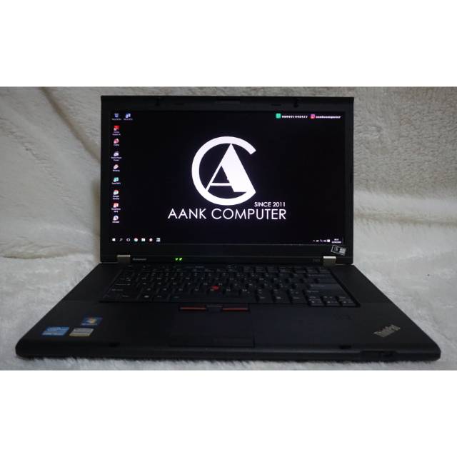 Laptop Gaming Lenovo Thinkpad T520 Core i5 2,5ghz VGA 2Gb Layar 15,6inch