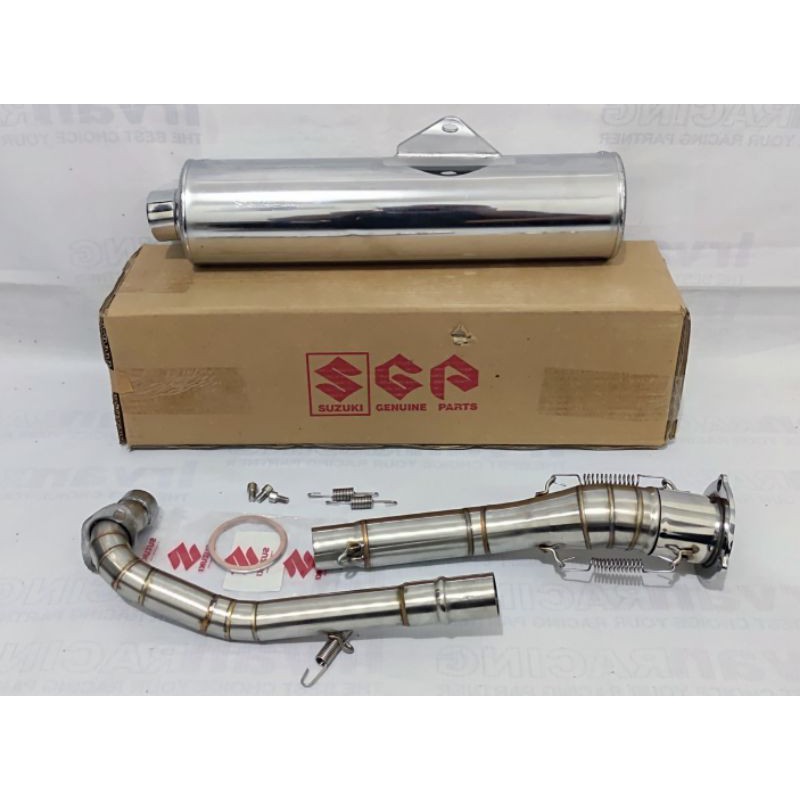 KNALPOT YAMAHA JUPITER Z FULLSET SILENCER FU CKD ORIGINAL SGP