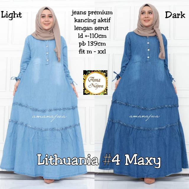 Lithuania Maxy Gamis by Ama Najwa
