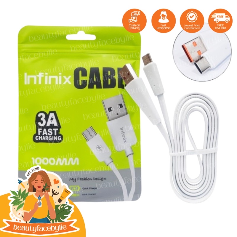 Kabel Data INFINIX Smart 5/Smart 4/hot 8/hot 9play Tipe Micro USB