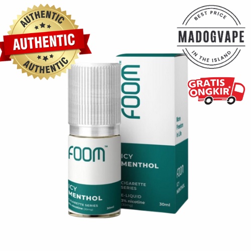 Liquid Foom Icy Menthol 30ml | Foom Ice Blast | Liquid Ice Blast | Liquid Saltnic Menthol