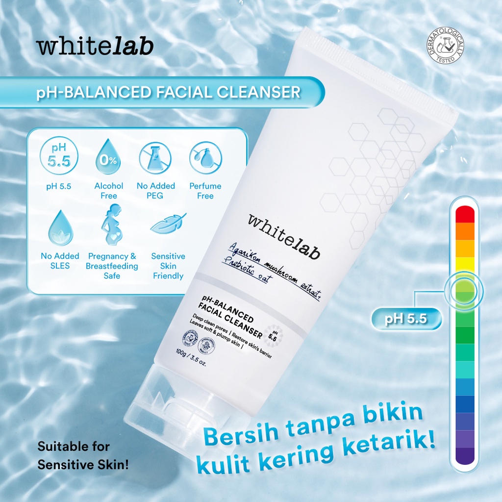✨ AKU MURAH ✨ Whitelab pH-Balanced Facial Cleanser ORIGINAL BPOM