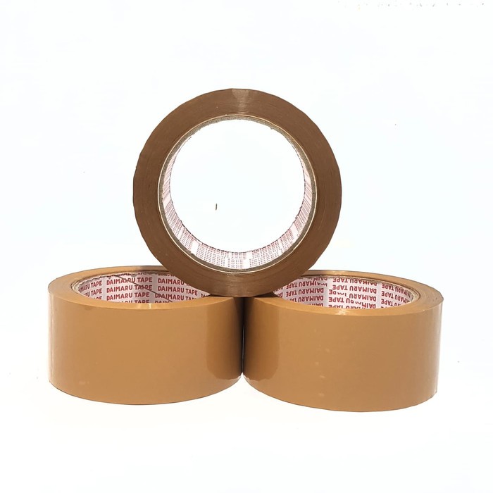 Lakban Daimaru tebal OPP tape super ready coklat 2 Inch