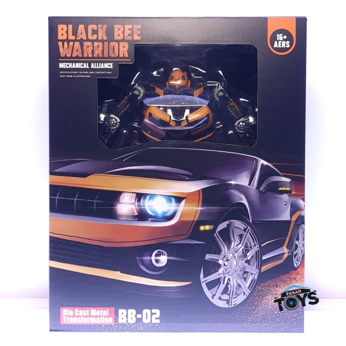 Haddaddshop - Mechanical Alliance BB-02 Wasp Warrior Bumblebee Black Transformers